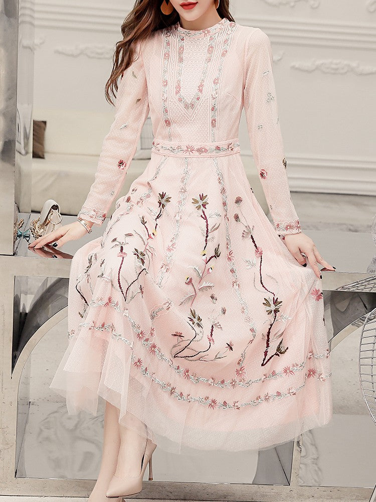 Isolde Embroidered Dress