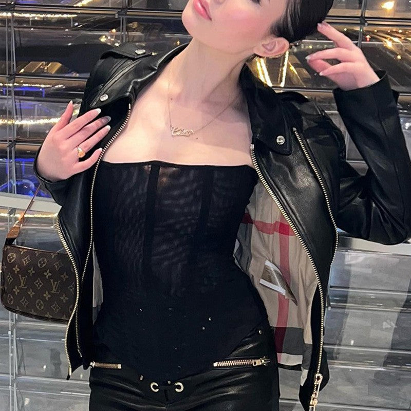 Selene Mesh Corset Top